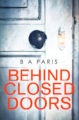 BEHIND CLOSED DOORS - B.A. PARIS